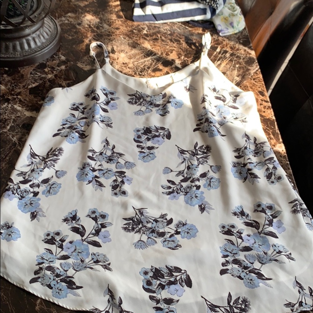 Floral tank top
